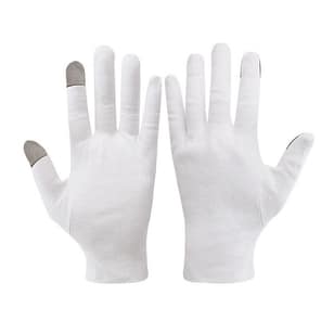 Screen Touch Gloves Cotton Flexible Odor Resistant Hand Gloves For Tech Users