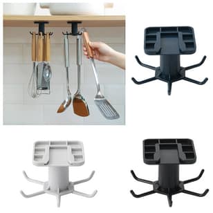 Kitchen Organizer and Storage Kitchen Supplies Organizers Rotatable Rack Accessories Cabinet Organizer Hook Up Storage Rack