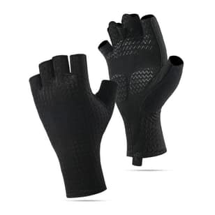 1pair Fingerless Sun Protecting Gloves Breathable Cycling Gloves Driving Gloves for Outdoor Activity