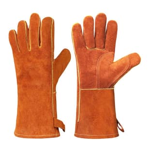 Outdoor Heat Resistant Gloves Kitchen BBQ Oven Gloves Safe Long Grill Gloves